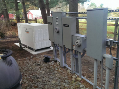 45 KW generator set up for a house in Mullica Hill